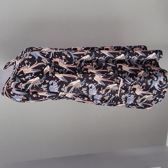 Ann Taylor LOFT Bird Print Long Sleeve Dress - Picture 8 of 12